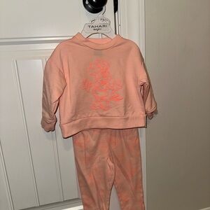 Disney Kids Matching Set in Peach and Coral